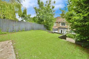 Rear garden and view towards the house- click for photo gallery